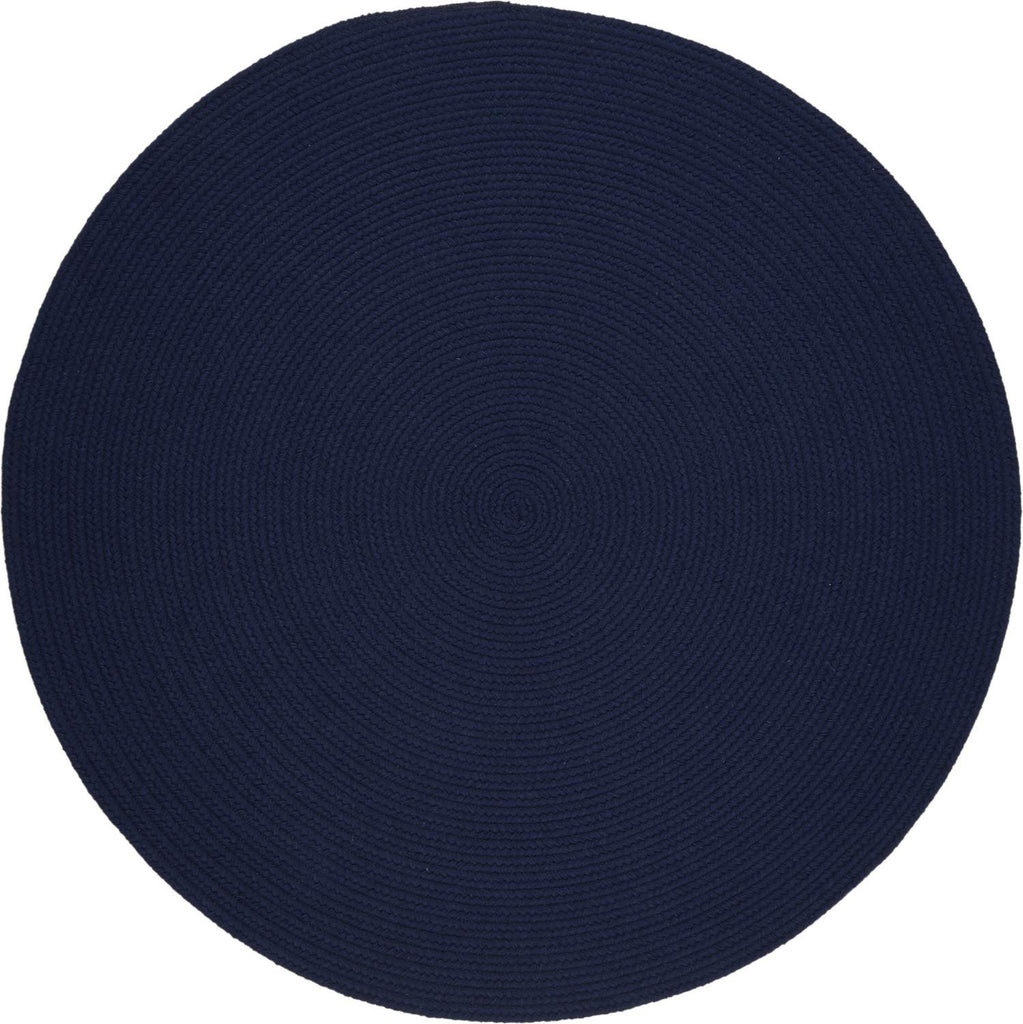 rhody solid wool s156 navy rug