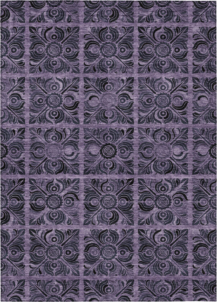addison chantille acn853 purple rug