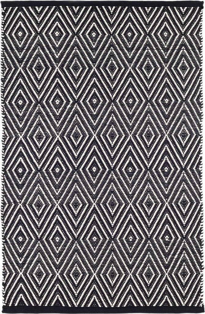 dash albert diamond rdb170 black rug