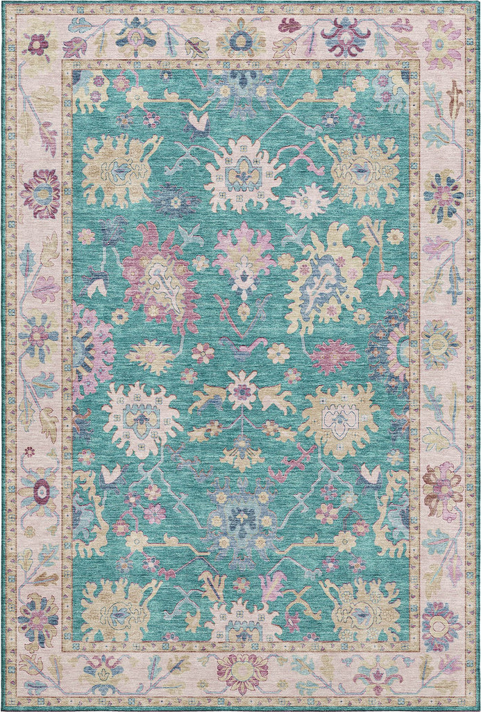 dalyn hatay hy7 teal rug