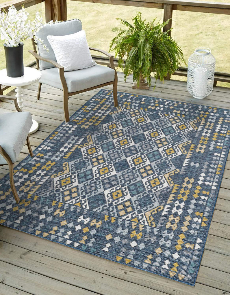 kas oriental dahlia 1402 blue rug