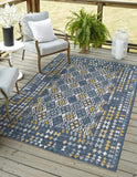 kas oriental dahlia 1402 blue rug