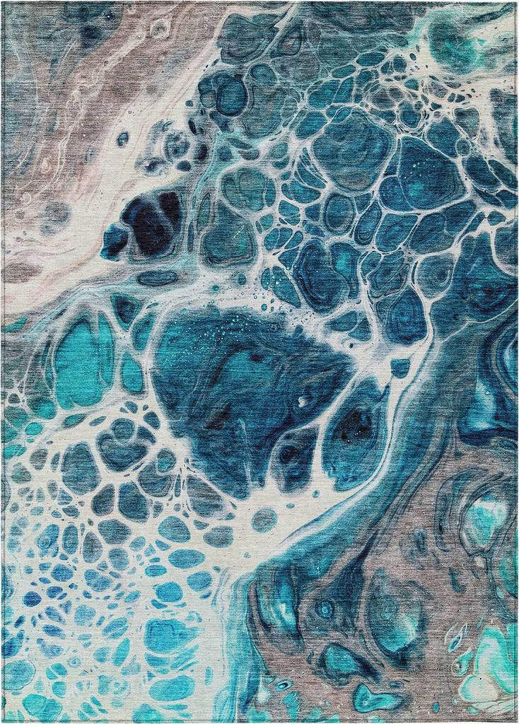addison chantille acn682 teal rug
