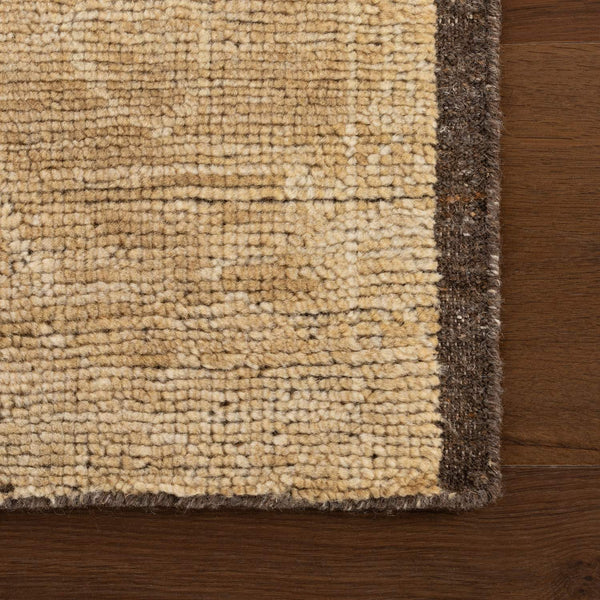 dash albert thaliva da2538 brown hand knotted wool rug