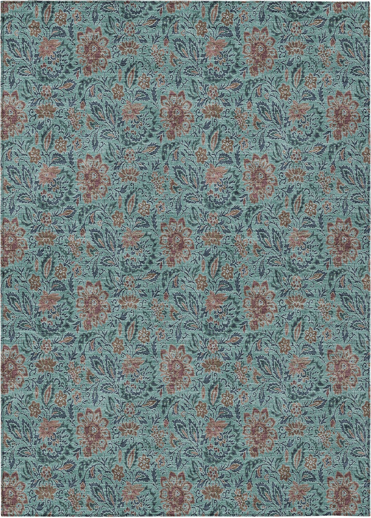 addison chantille acn660 teal rug