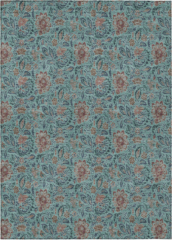 addison chantille acn660 teal rug