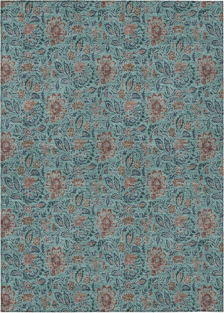 addison chantille acn660 teal rug
