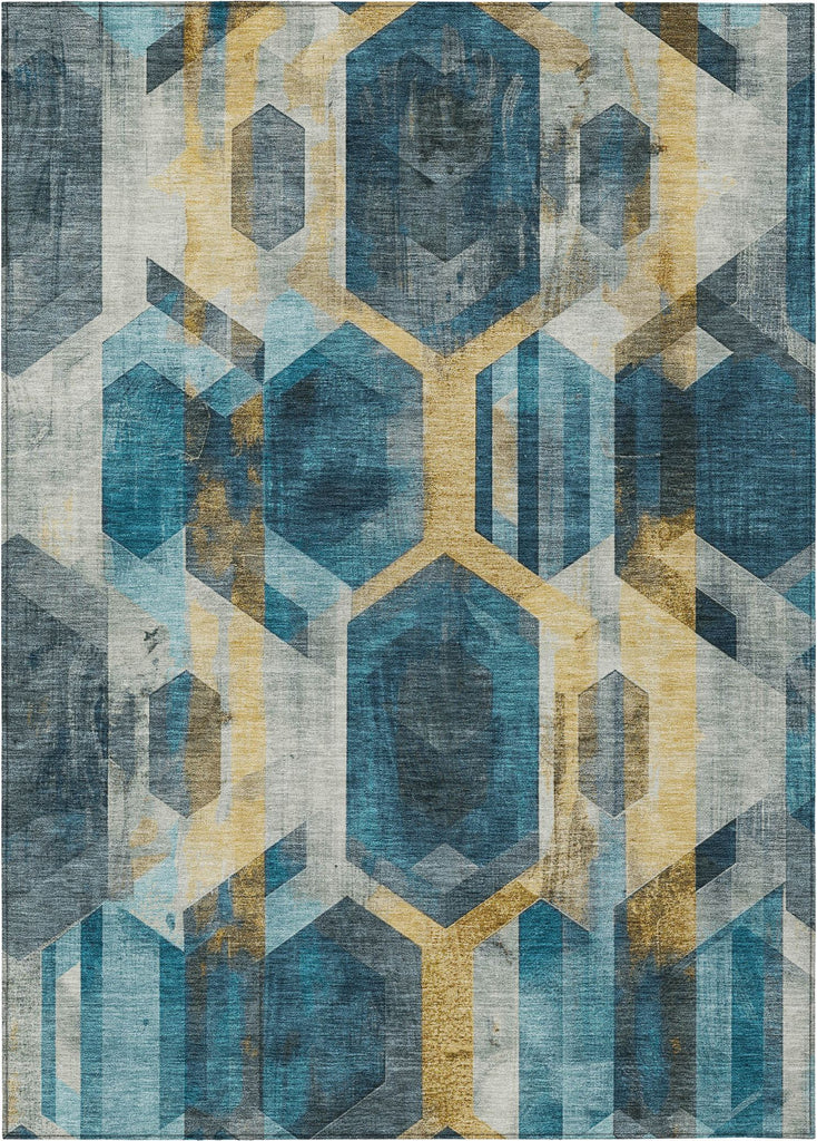 addison chantille acn1722 teal rug