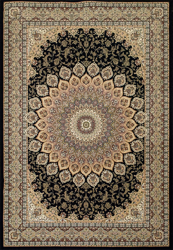 dynamic rugs ancient garden 57090 3484 navy rug