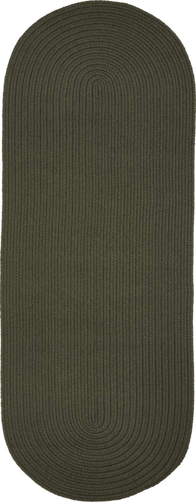 rhody solid poly s029 dark sage rug