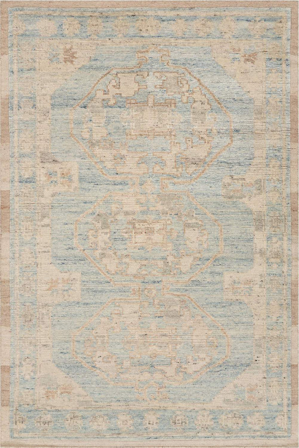 dash albert sarya da2544 blue hand knotted wool rug