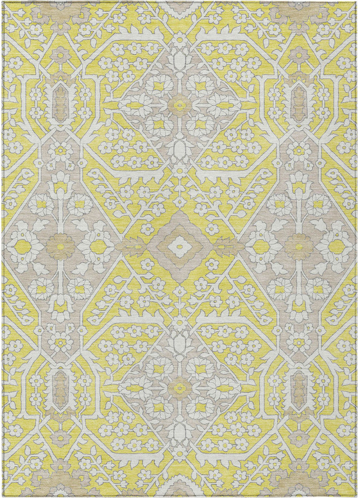 addison chantille acn863 yellow rug