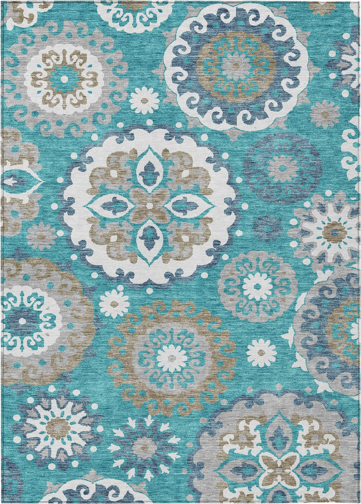 addison chantille acn763 teal rug