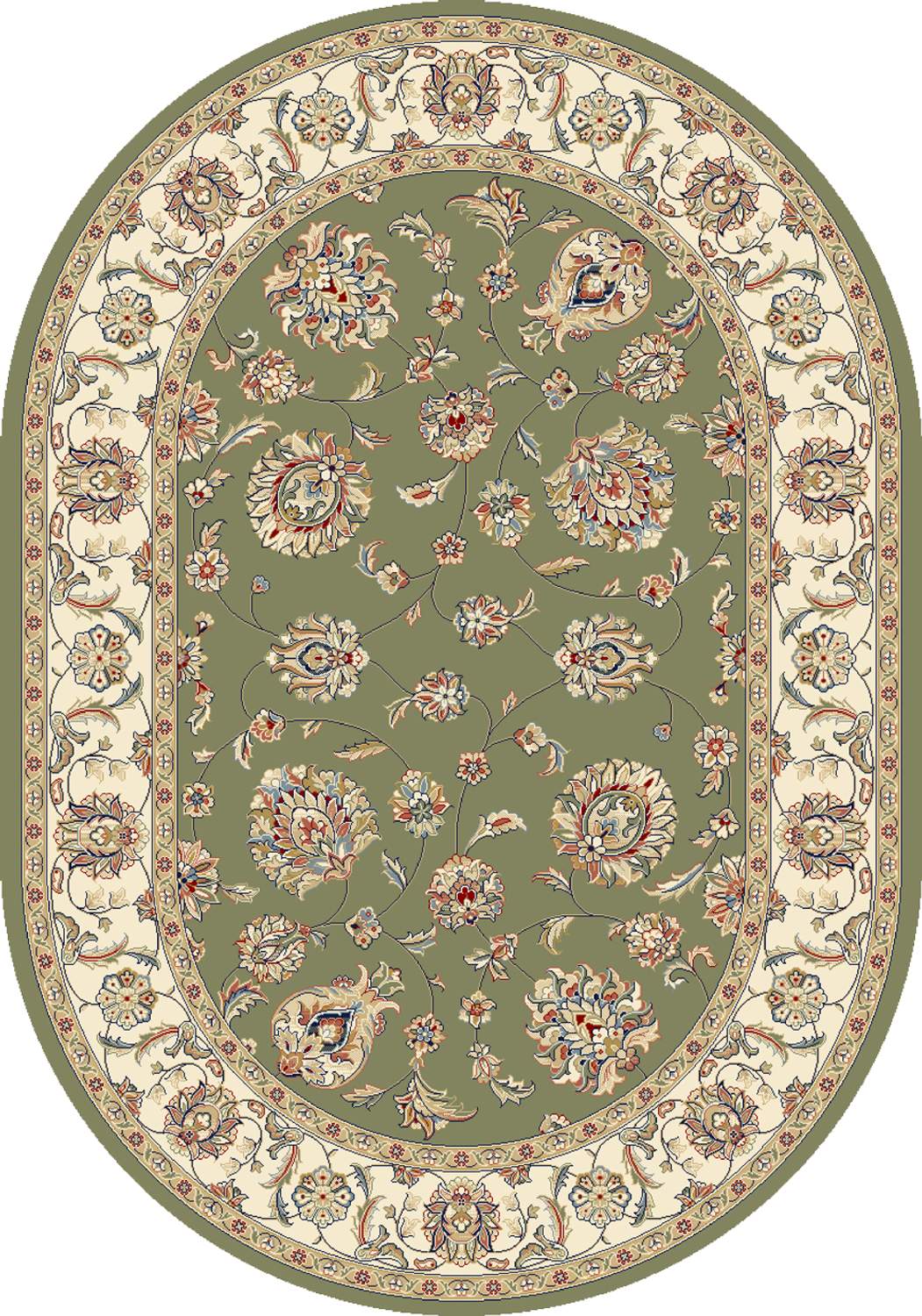 dynamic rugs ancient garden 57365 4464 green rug