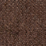 dash albert messi da2370 chocolate brown braided jute rug