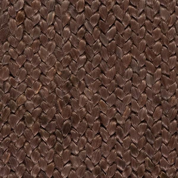dash albert messi da2370 chocolate brown braided jute rug
