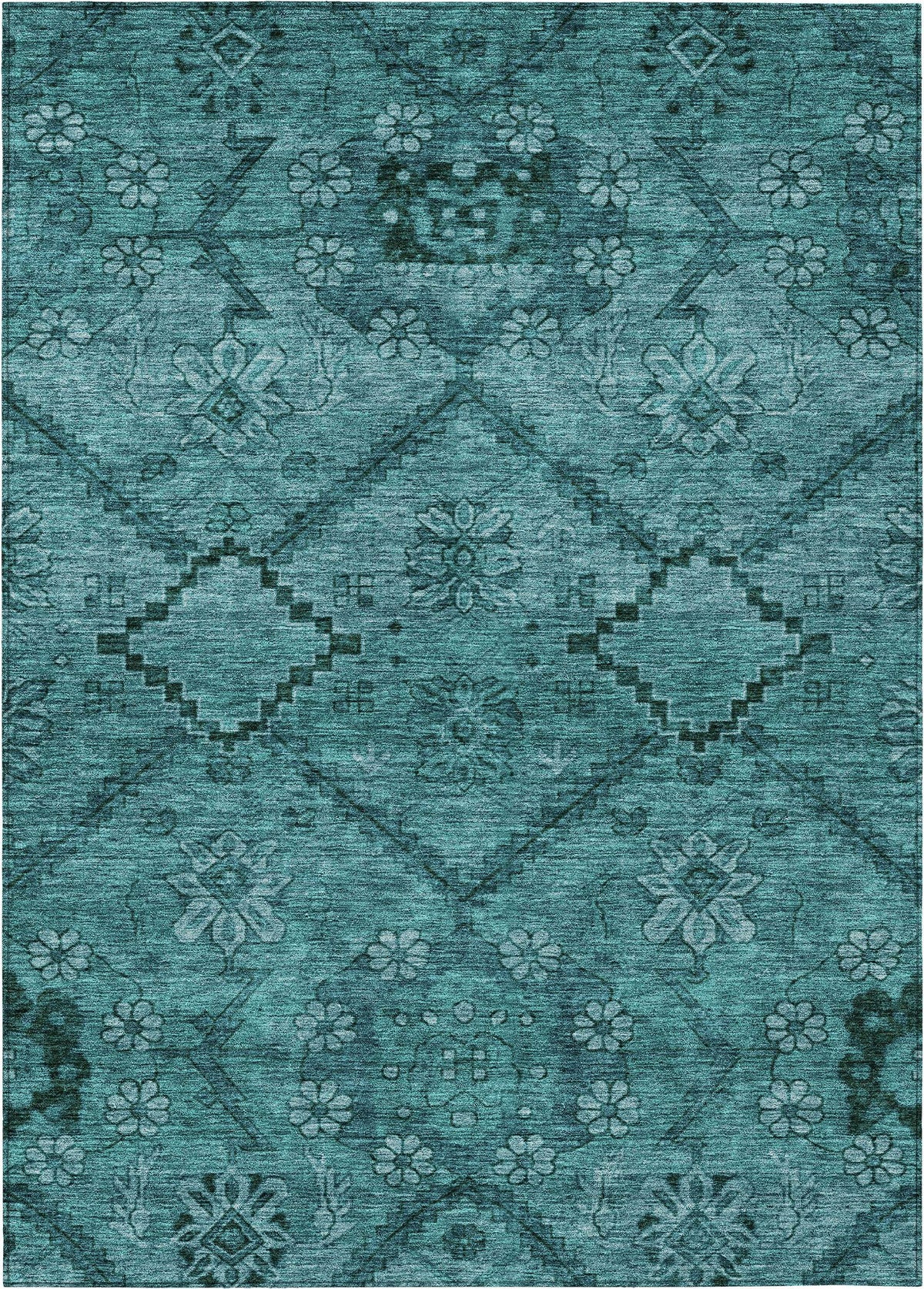 addison chantille acn842 teal rug