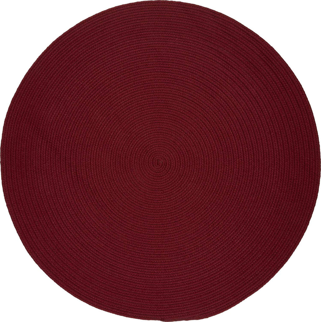 rhody solid poly s005 colonial red rug