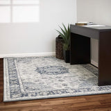 dynamic rugs ancient garden 57559 9686 silver rug