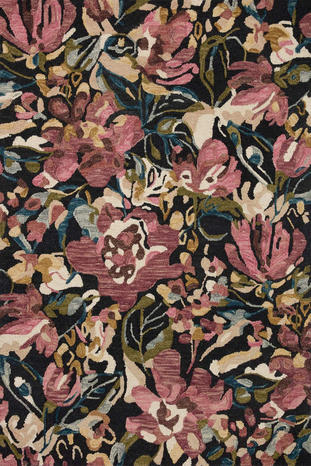 loloi rugs belladonna blm 01 black berry rug