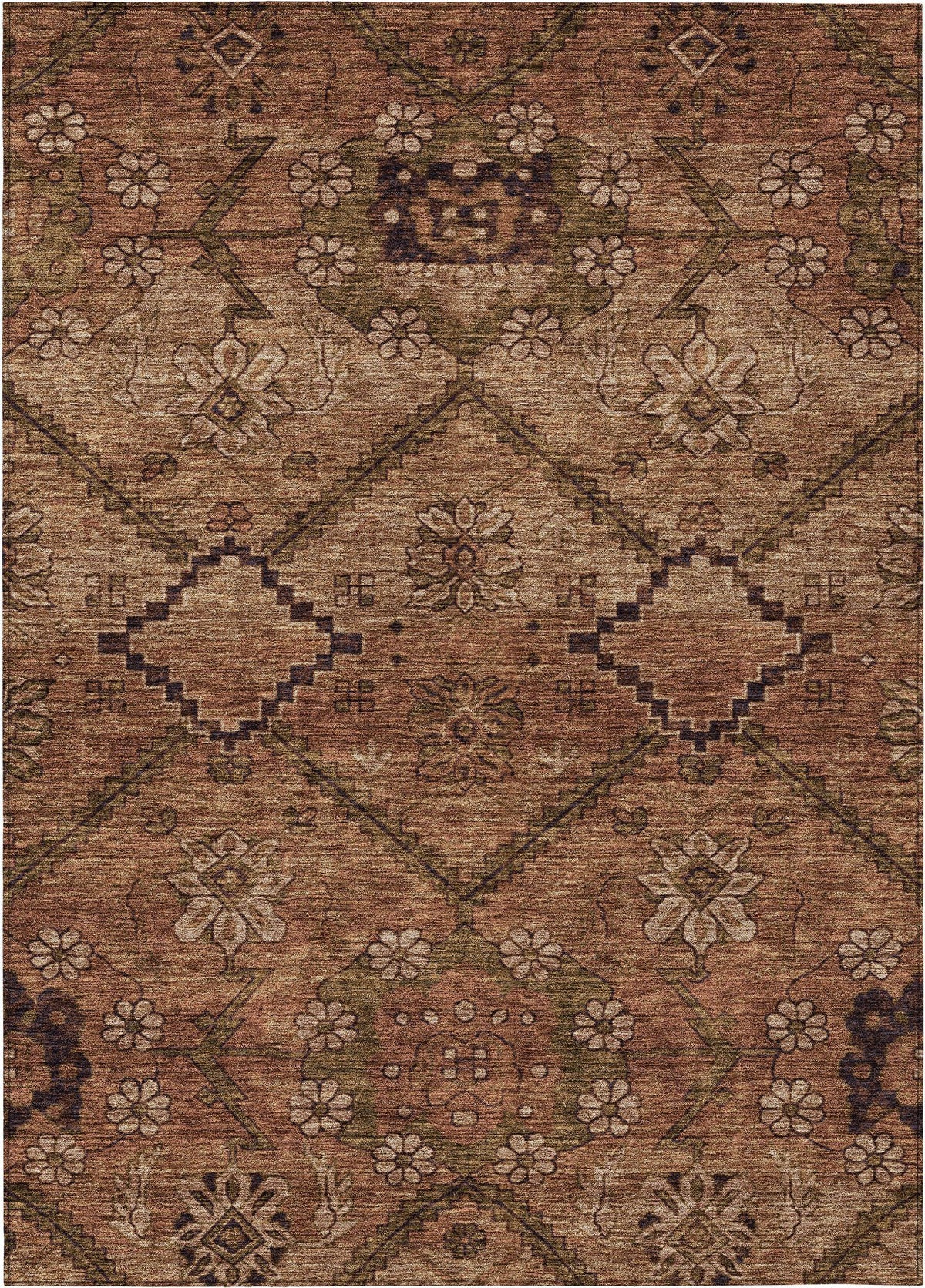 addison chantille acn842 paprika rug