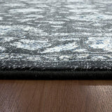 dynamic rugs ancient garden 57126 3636 charcoal rug