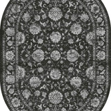dynamic rugs ancient garden 57126 3636 charcoal rug