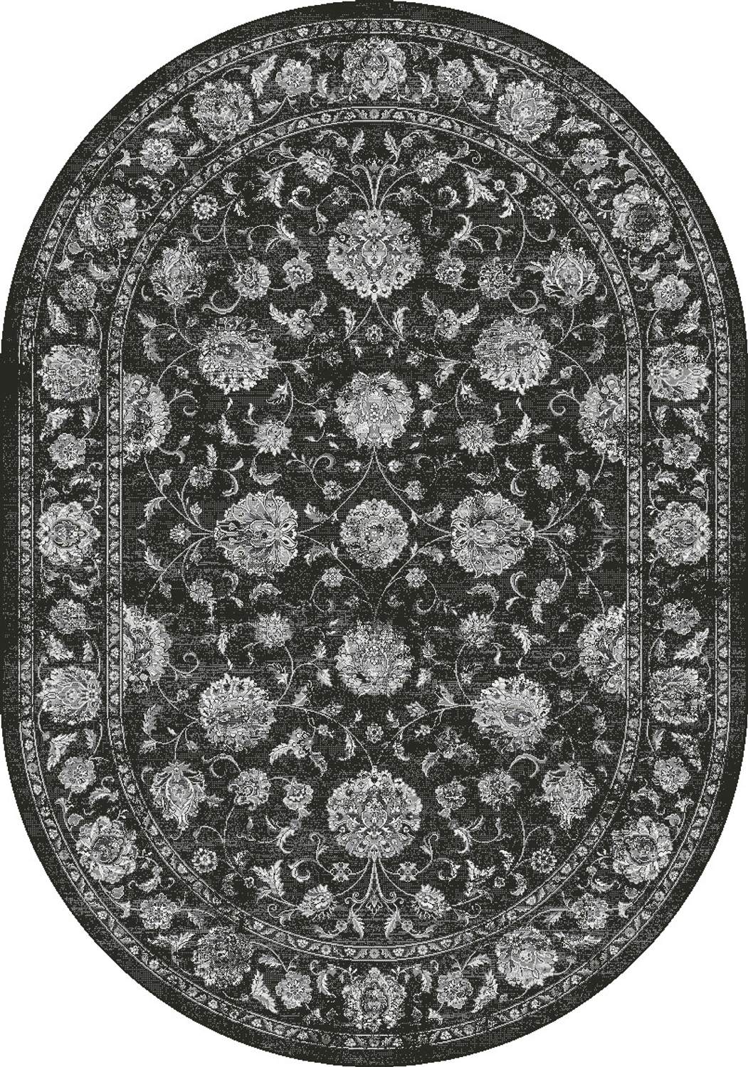 dynamic rugs ancient garden 57126 3636 charcoal rug