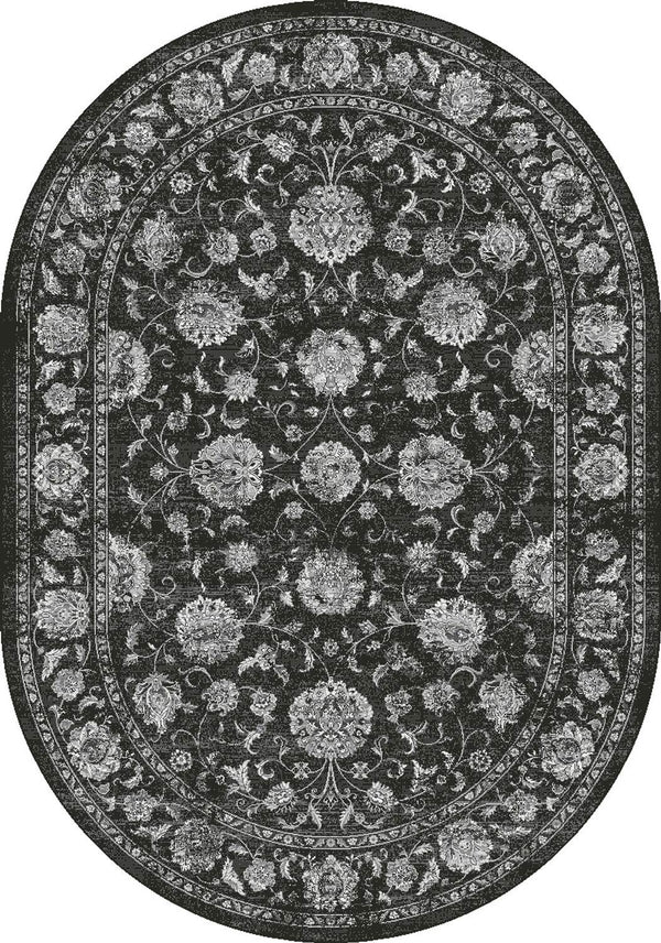 dynamic rugs ancient garden 57126 3636 charcoal rug