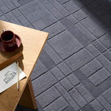 surya luxuries flw 2302 slate gray rug
