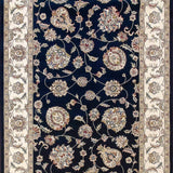 dynamic rugs ancient garden 57365 3464 blue rug