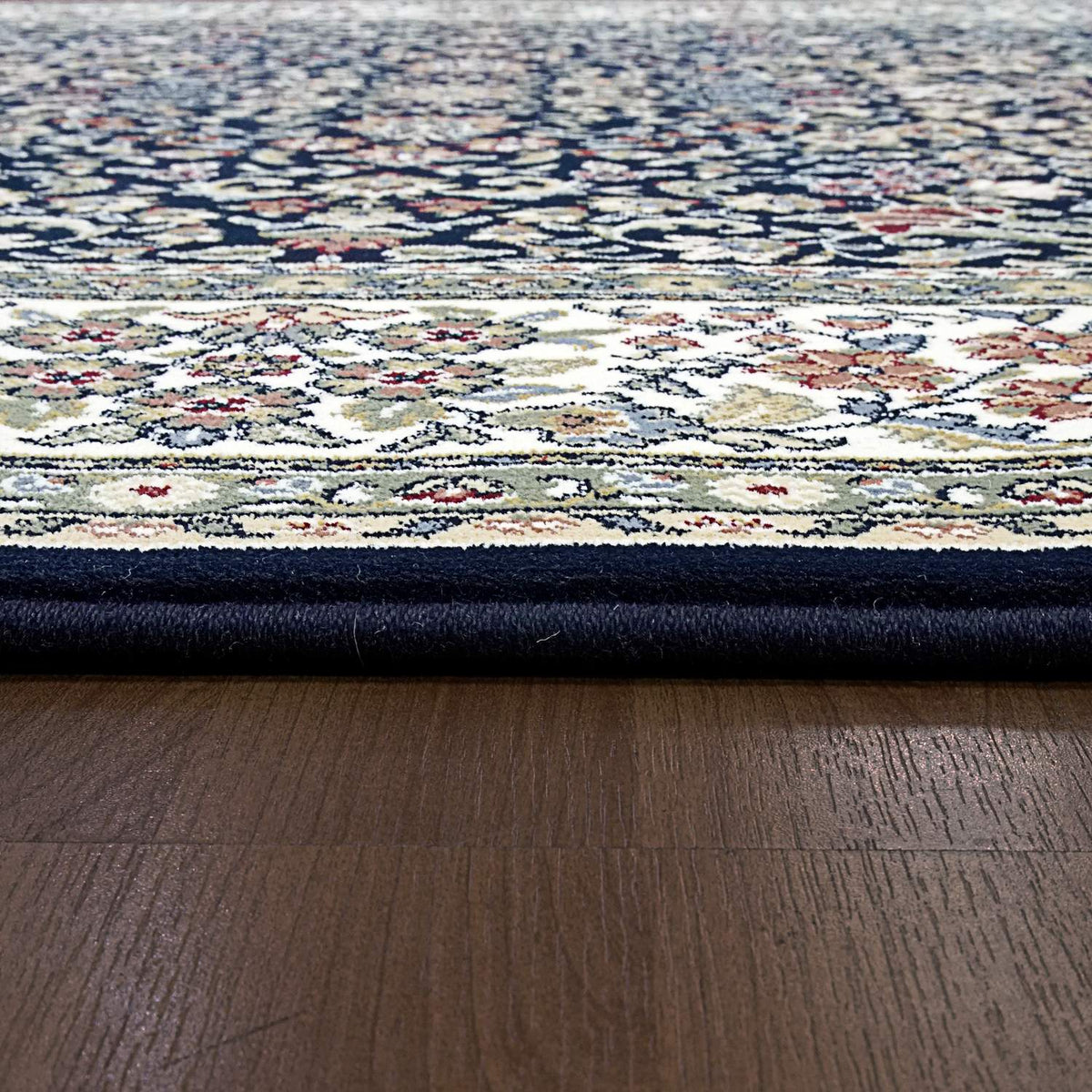 dynamic rugs ancient garden 57078 3434 blue rug