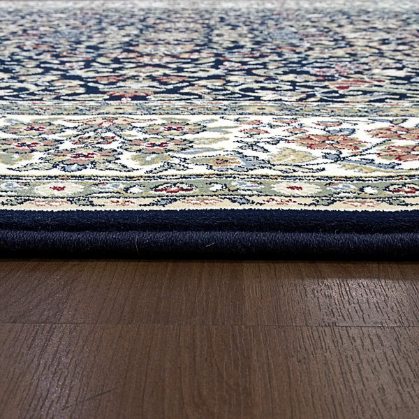 dynamic rugs ancient garden 57078 3434 blue rug