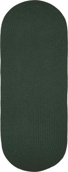 rhody solid wool s105 hunter green rug