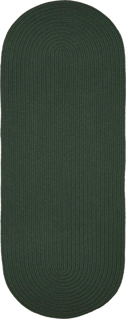 rhody solid wool s105 hunter green rug