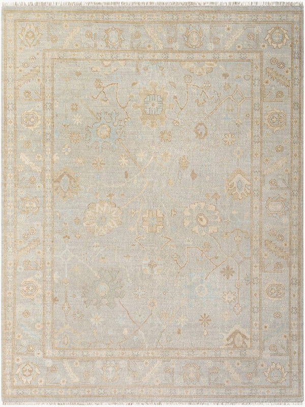 surya ushak usk 2304 pewter rug