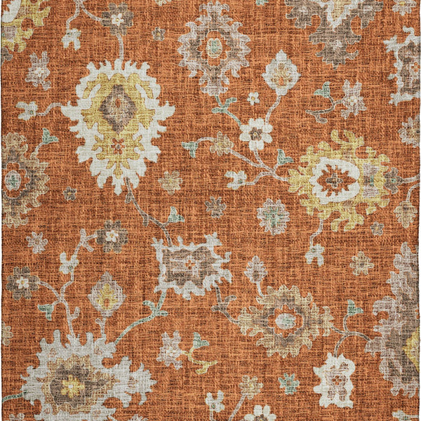 dalyn portico po6 paprika rug