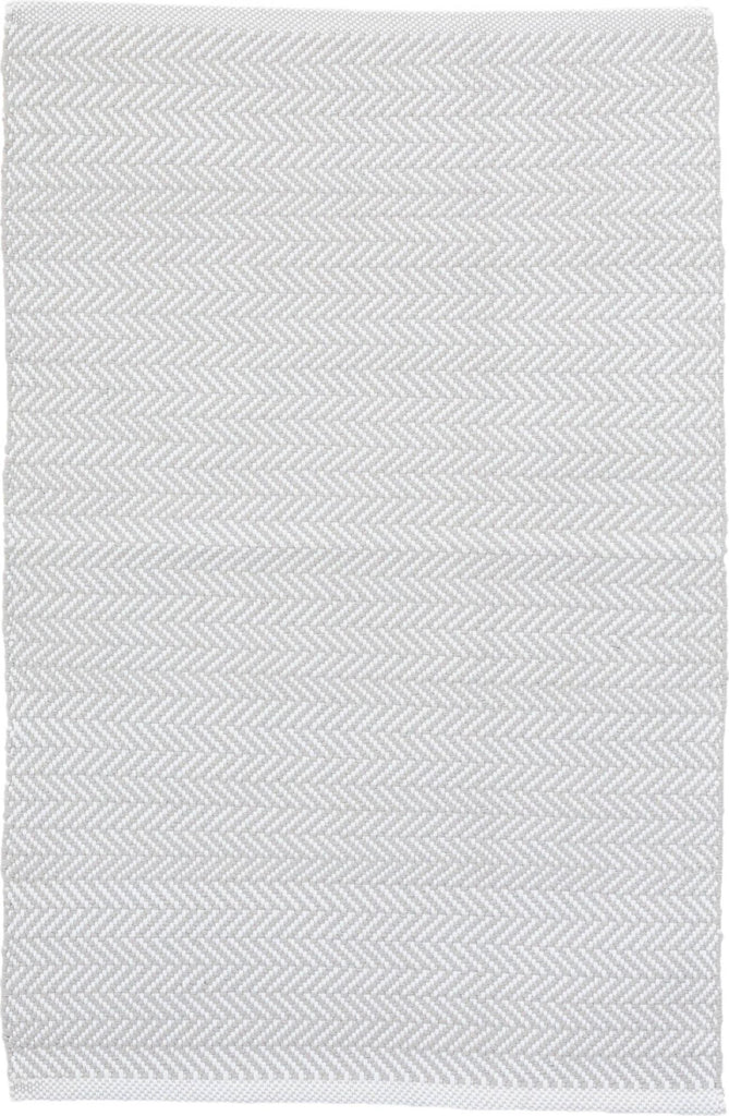 dash albert herringbone da287 pearl grey rug