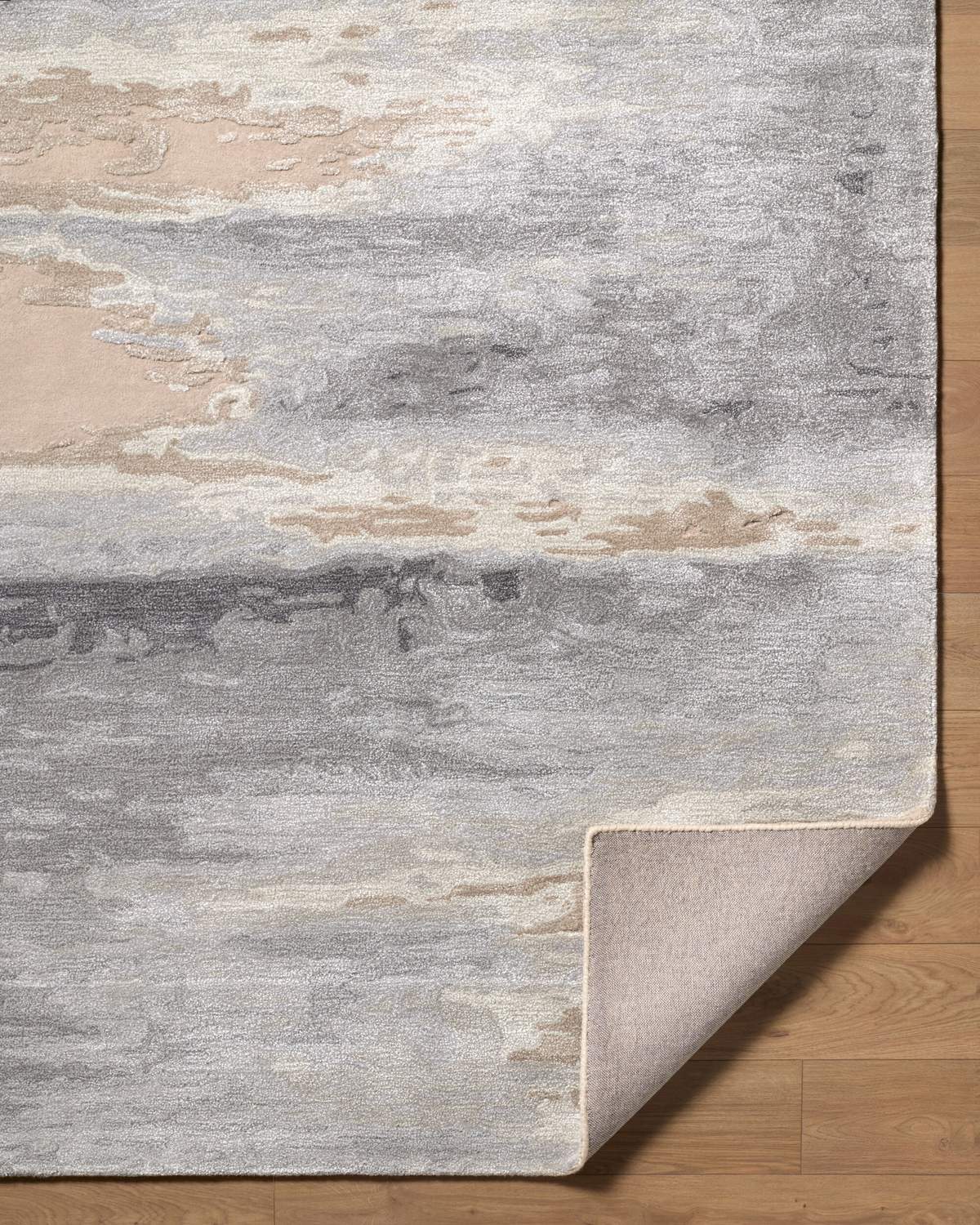 surya hiroshima hio 2301 slate gray rug