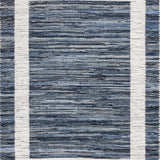 dash albert dira da2557 blue woven flatwoven cotton rug