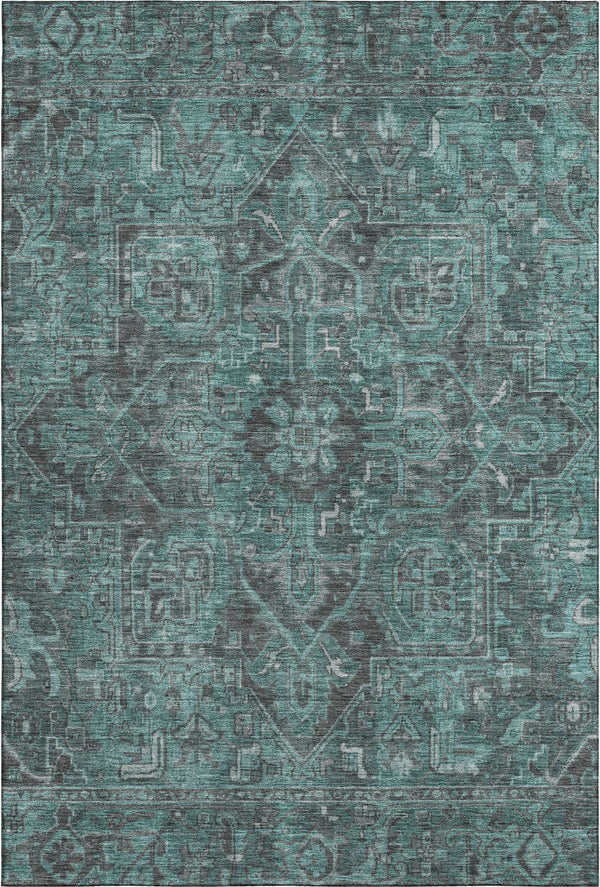 addison mayfield amf571 turquoise rug