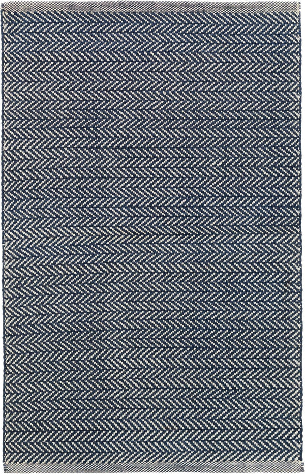 dash albert herringbone rda356 indigo rug
