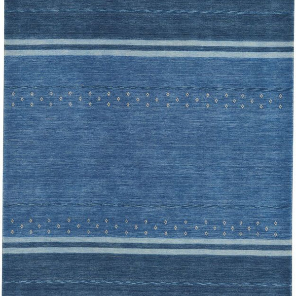 capel simply gabbeh 3495 blue rug