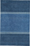 capel simply gabbeh 3495 blue rug