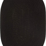 rhody solid poly s016 black rug