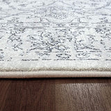 dynamic rugs ancient garden 57136 9696 silver rug