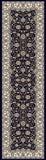 dynamic rugs ancient garden 57120 3464 navy rug
