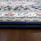 dynamic rugs ancient garden 57119 3434 blue rug