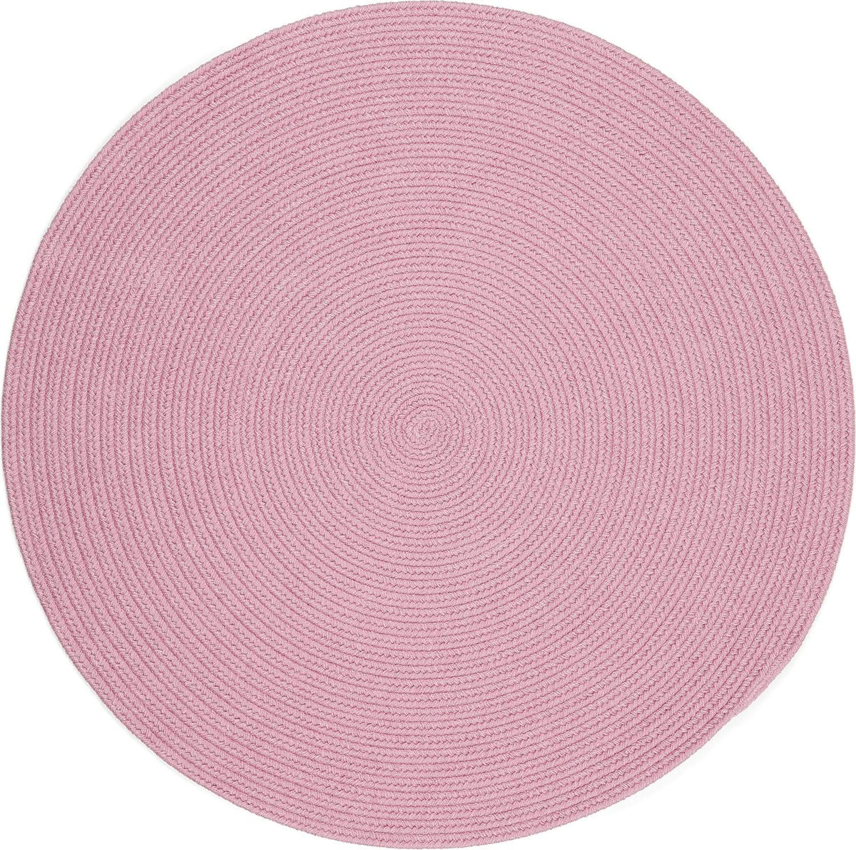 rhody happy braids hb08 solid pink rug