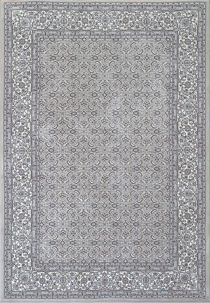 dynamic ancient garden 57011 9666 soft grey rug